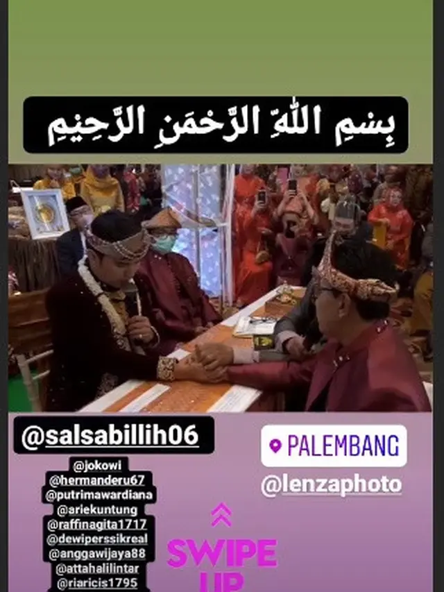 Aldi Taher Lepas Masa Duda, Ini 7 Momen Pernikahannya dengan Salsabillih