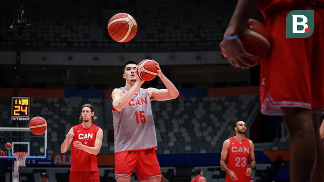 Foto: Dihuni Skuad Bertabur Bintang NBA, Begini Potret Latihan Timnas Basket Kanada Jelang Bentrok dengan Prancis di Piala Dunia FIBA 2023
