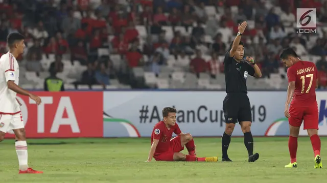 Lawan UEA U-19, Indonesia Unggul 1-0 di Babak Pertama