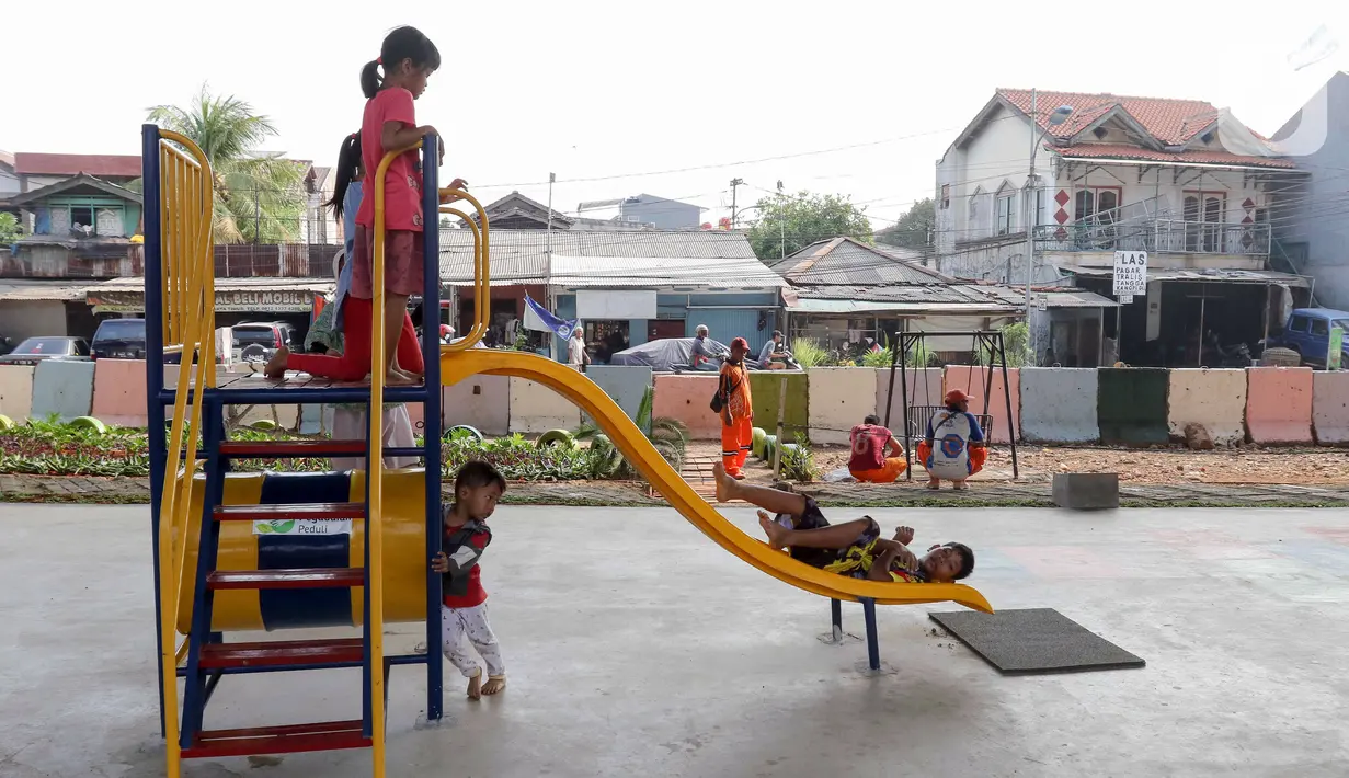 Taman Interaksi merupakan upaya dekarbonisasi di wilayah perkotaan yang bertujuan memberikan sentuhan wisata edukasi organic edutourism. (Liputan6.com/Herman Zakharia)