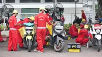 Ribuan Motor Ganti Oli Bersamaan, Rekor Baru Tercipta