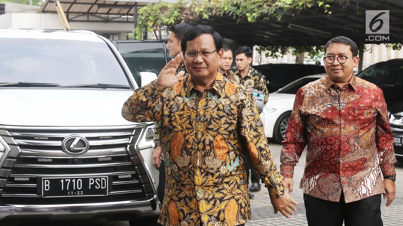 Prabowo Temui Presiden PKS Bahas Hasil Pertemuan dengan Demokrat