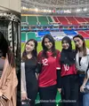Azizah Salsha mendampingi suami, Pratama Arhan bersama timnas bertanding di Qatar. Gaya busana Azizah pun tuai sorotan [@azizasalsha_]