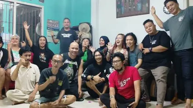 John Paul Ivan di acara Halal Bihalal PWI