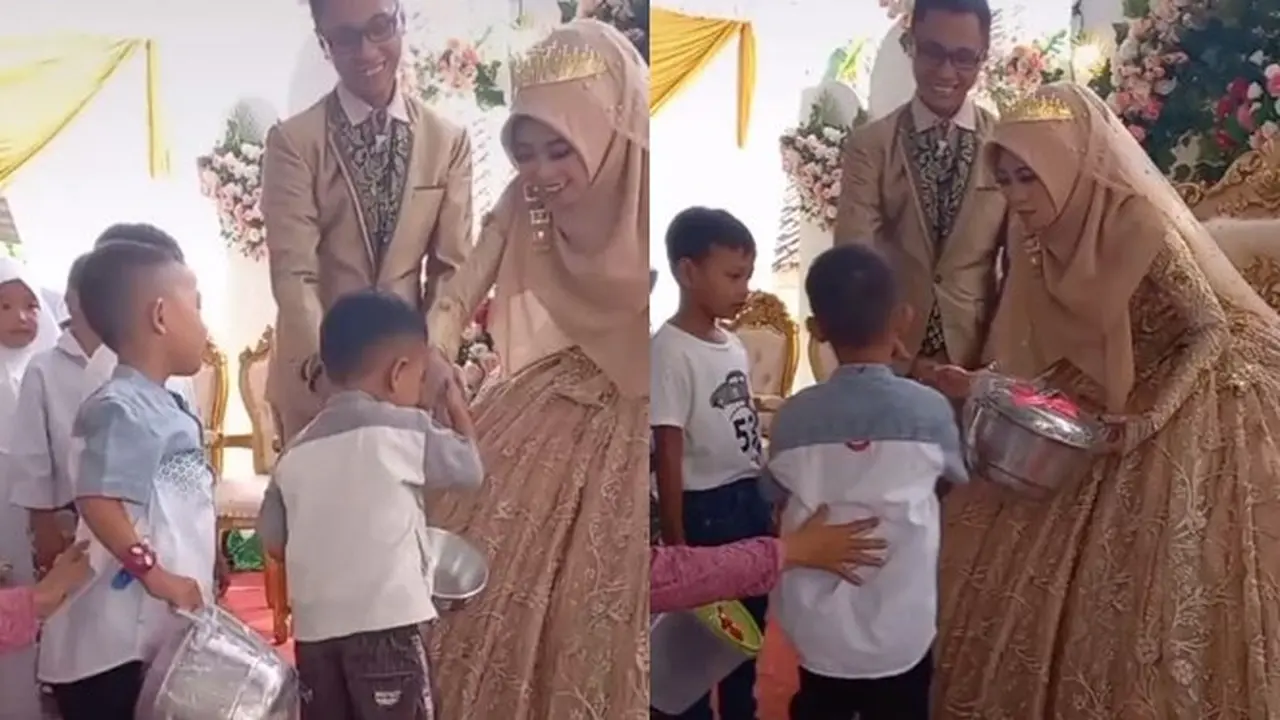 Ibu Guru Ini Banjir Kado Unik dari Para Murid saat Nikahan, Bikin Senyum