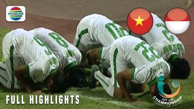 Berita video highlights Piala AFF U-16, Indonesia vs Vietnam yang berakhir dengan skor 4-2, Kamis (2/8/2018) di Stadion Gelora Delta Sidoarjo.
