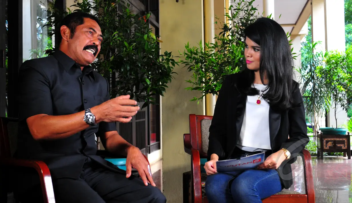 Walikota Solo, FX Hadi Rudyatmo saat wawancara khusus dengan tim Liputan6.com di Gedung Serbaguna, Senayan, Jakarta, Selasa (14/4/2015). (Liputan6.com/ Yoppy Renato)