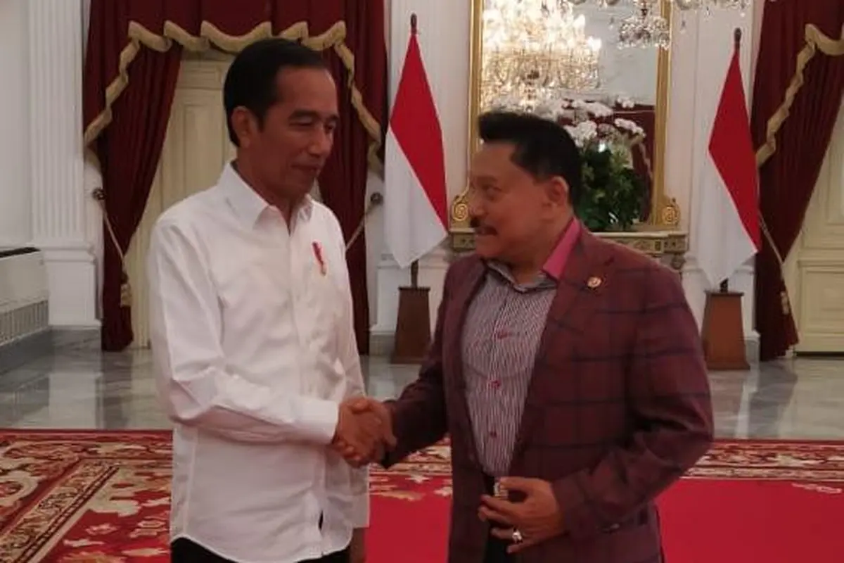 AM Hendropriyono dan Presiden Jokowi