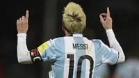 Striker tim nasional Argentina, Lionel Messi. (AFP/Juan Mabromata)