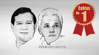 Ilustrasi Prabowo-Hatta (Liputan6.com/Andri Wiranuari)