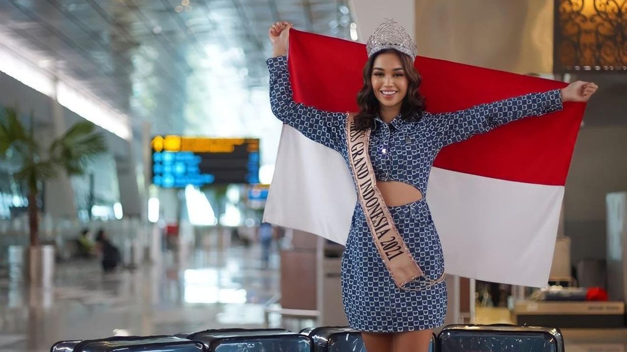Sophia Rogan Terbang ke Thailand untuk Berlaga di Miss Grand International 2021