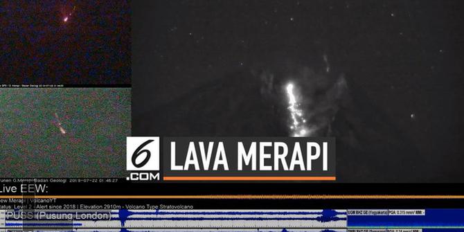 VIDEO: Tadi Malam, Merapi 8 Kali Luncurkan Lava Pijar
