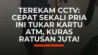 Sindikat ganjal ATM dibekuk polisi di Kebon Jeruk, Jakarta Barat. Berbekal tusuk gigi dan kartu ATM palsu, empat pelaku diduga menguras rekening korban hingga lebih dari Rp200 juta.