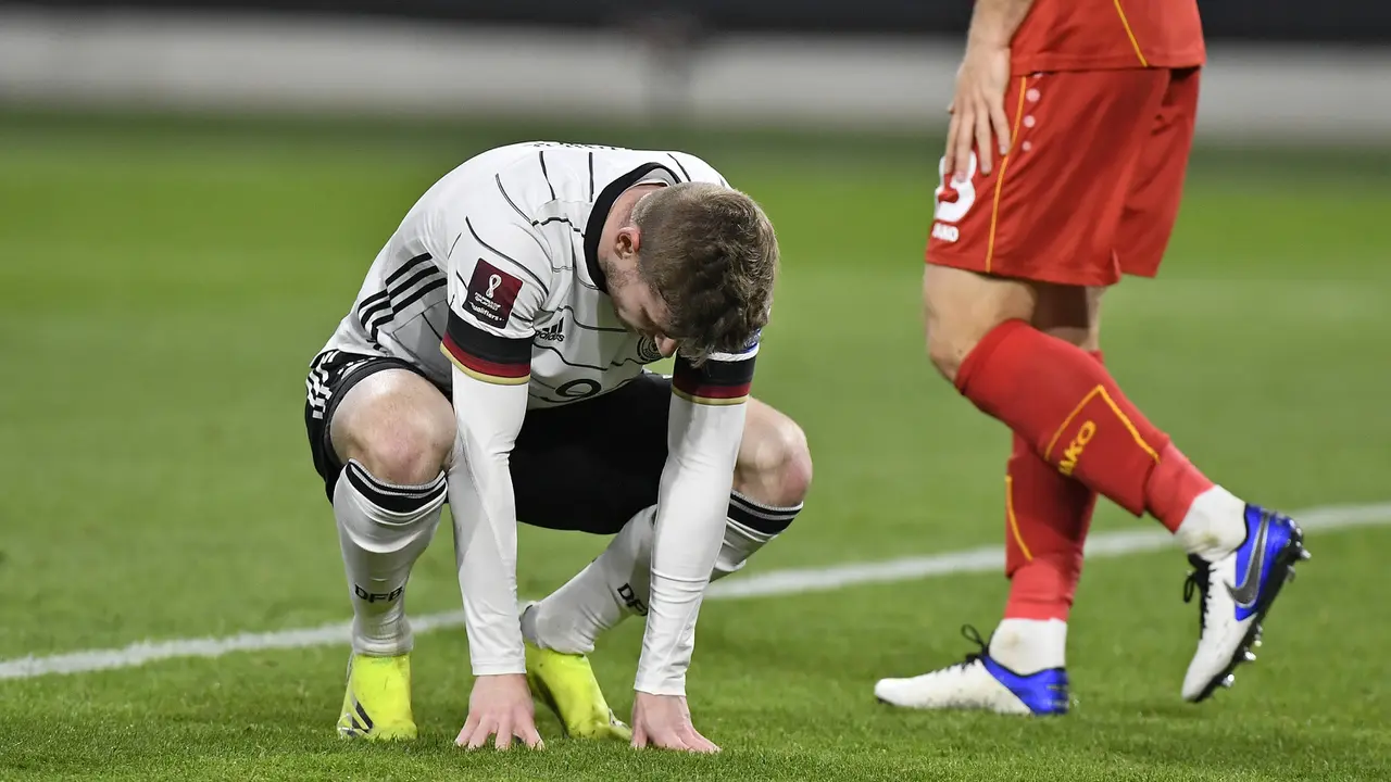 FOTO: Kejutan, Jerman Takluk 1-2 dari Makedonia Utara - Timo Werner