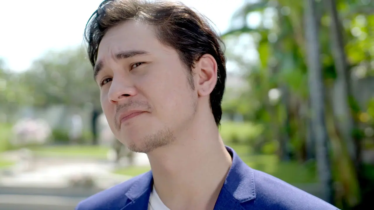 Jerome Kurnia dalam sinetron Luka Cinta yang ditayangkan SCTV
