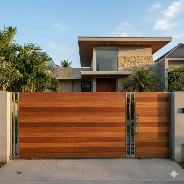 Model Pagar Rumah Modern yang Lagi Hits (Foto: Gemini AI)