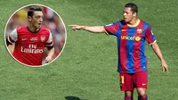 Pemain Barcelona Senang Ozil Tak Terlibat di El Clasico