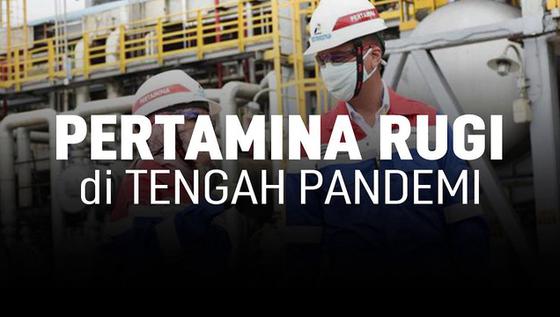 VIDEOGRAFIS: Pertamina Rugi di Tengah Pandemi