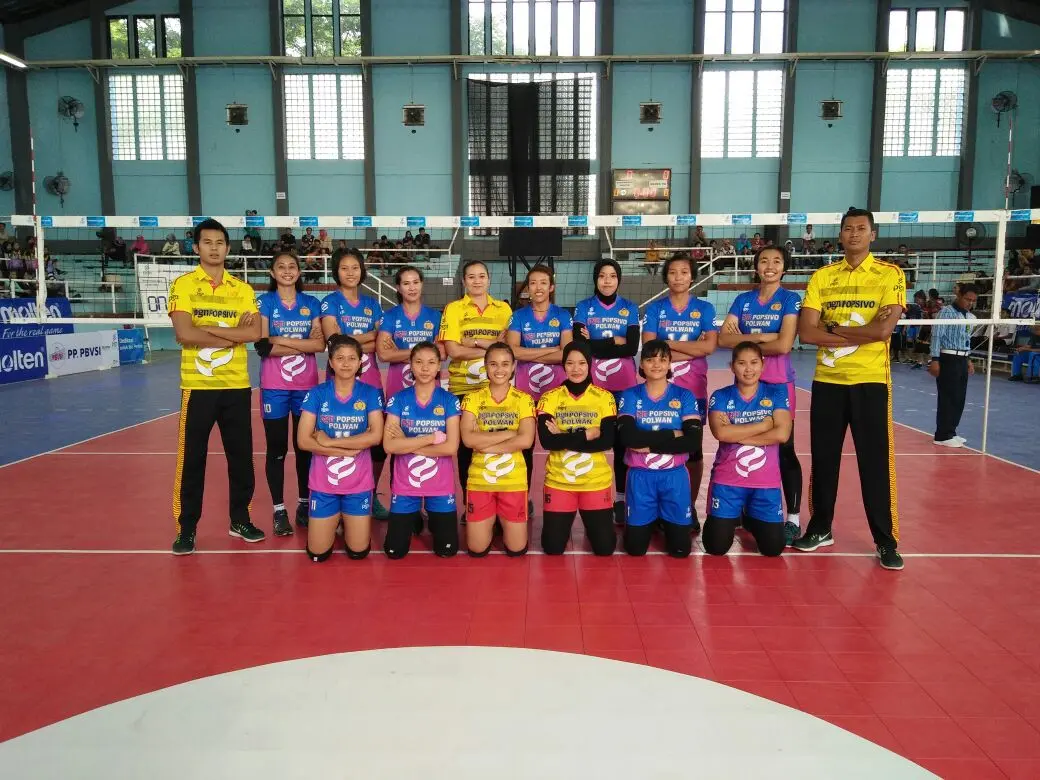 Tim putri Popsivo Polwan akan menghadapi Bank Jatim pada final PGN Livoli 2017 Divisi Utama di GOR Dimyati, Tangerang, Banten, Sabtu (9/12/2017). (Humas PBVSI)