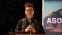 Menteri Dalam Negeri Tjahjo Kumolo saat membuka Musyawarah Nasional I Asosiasi DPRD Provinsi Seluruh Indonesia (ADPSI) di Hotel Jayakarta, Labuan Bajo.