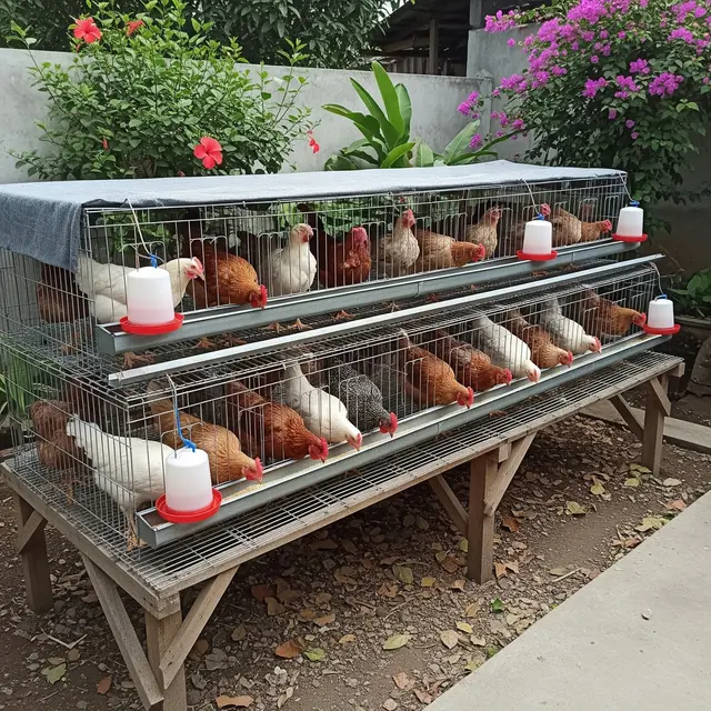 Cara Membuat Kandang Ayam Baterai untuk Ayam Petelur, Panduan yang Efisien