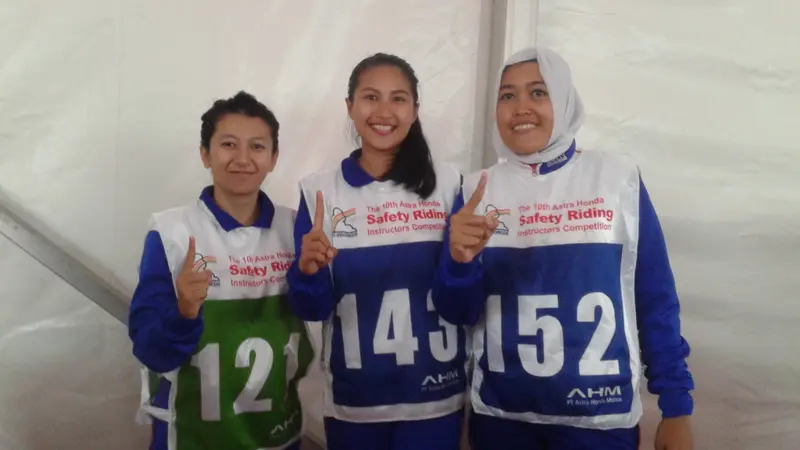 Lomba Safety Riding Honda Kini Dimeriahkan Peserta Perempuan