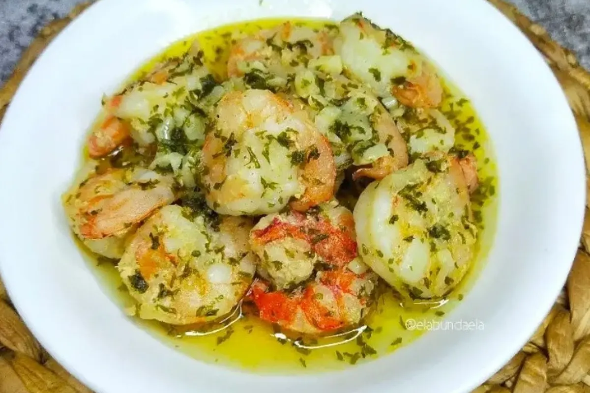 Resep udang margarin. (dok. Cookpad @elabundaela)