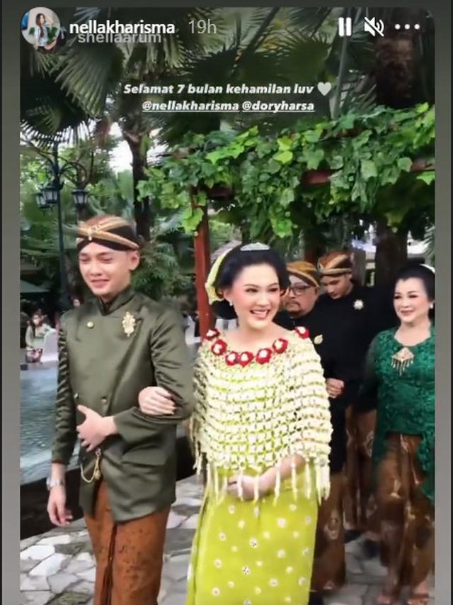 7 Momen Prosesi Tingkeban Nella Kharisma, Menawan dengan Balutan Adat Jawa