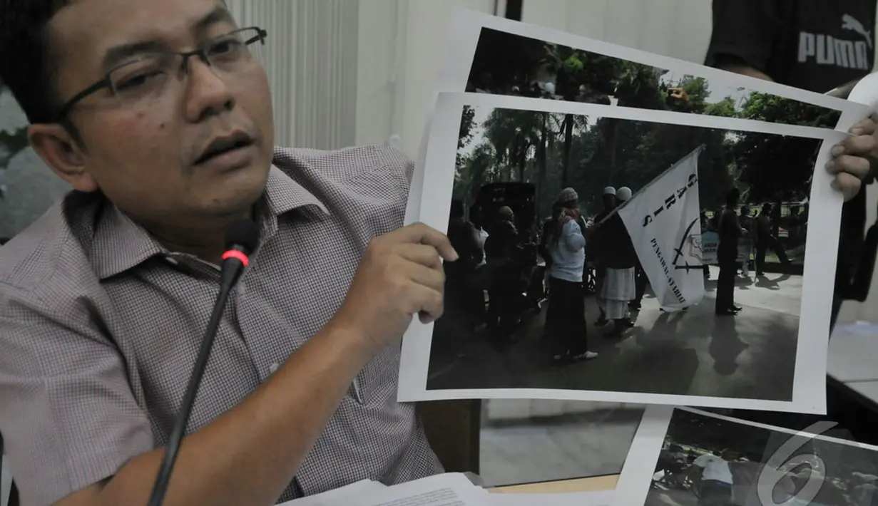 Perwakilan HKBP dan GKI Yasmin melaporkan kasus penyegelan gereja untuk menindaklanjutkan kepemerintahan yang baru, Jakarta, Kamis (28/8/2014) (Liputan6.com/Johan Tallo)