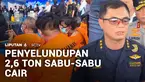 Tim gabungan menggagalkan penyelundupan narkotika lintas negara di perairan Kepri. Sebanyak 2,6 ton sabu-sabu cair disita dari kapal berbendera Tanzania, bersama 10 warga negara asing.