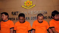 Empat orang pelaku pembiusan yang sasaranya para Tenaga Kerja Indonesia (TKI) berhasil dibekuk petugas Polres Bandara Soekarno-Hatta