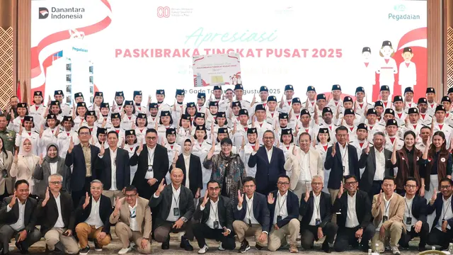 Pegadaian Apresiasi Paskibraka Nasional 2025 Lewat Tabungan Emas, Wujud Kepedulian Generasi Emas