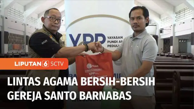 YPP SCTV-Indosiar bekerja sama dengan Yayasan Bahtera Maju Indonesia melakukan kegiatan bersih-bersih Gereja Santo Barnabas di Kecamatan Pamulang, Tangerang Selatan. Bantuan tambahan alat-alat kebersihan, juga diserahkan kepada pengurus gereja.