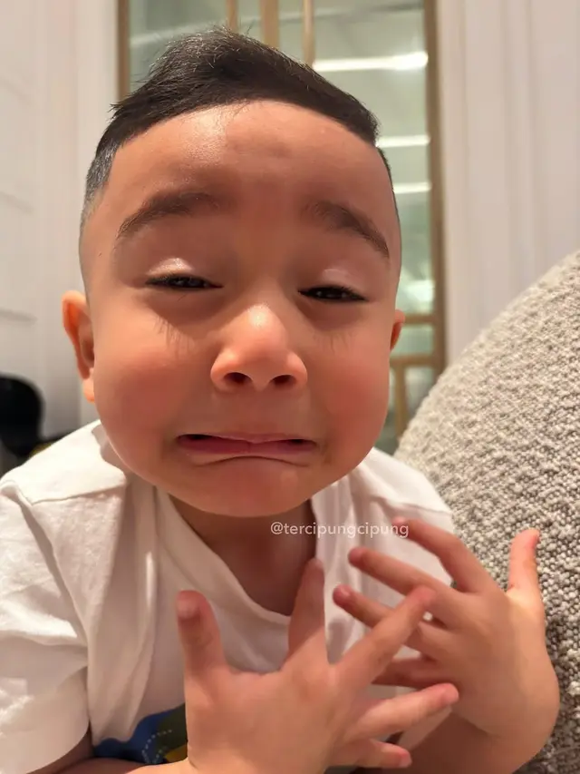 Potret Rayyanza Usai Potong Rambut (credit: instagram/tercipungcipung).