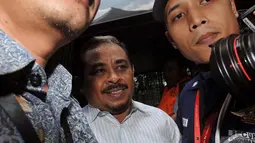 Dalam putusan MA tersebut, hukuman LHI diperberat menjadi 18 tahun penjara, Jakarta, Jumat (19/9/2014) (Liputan6.com/Johan Tallo)