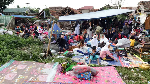 Melihat Posko Pengungsian Warga Terdampak Gempa Cianjur