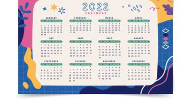 Ilustrasi Kalender 2022
