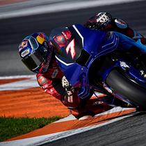 Toprak Razgatlioglu saat mengikuti sesi tes MotoGP Valencia di Sirkuit Ricardo Tormo. (XMotoGP)