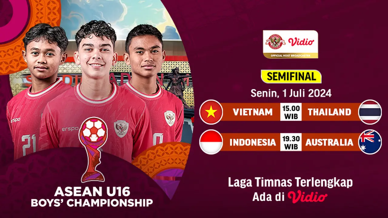 Live Streaming Semifinal Piala AFF U-16