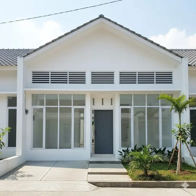 Rumah dengan Ventilasi & Pencahayaan Maksimal