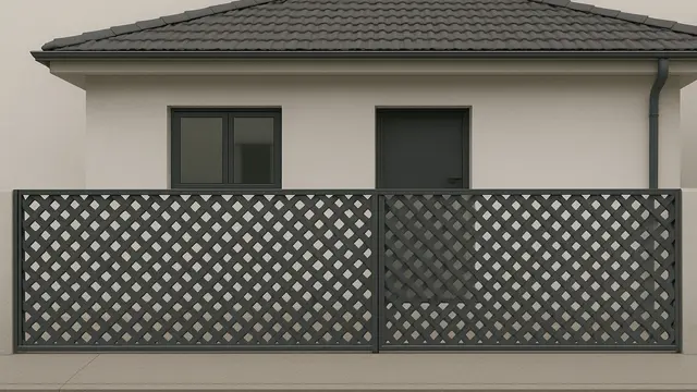 Model pagar rumah sederhana / AI Image