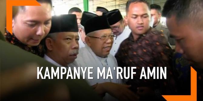 VIDEO: Ma'ruf Amin Terima Dukungan Ribuan Ulama dan Santri Yogyakarta