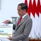 Presiden Joko Widodo atau Jokowi menerangkan soal UU Pemilu yang mengatur soal kampanye. (Foto: Biro Pers Sekretariat Presiden)