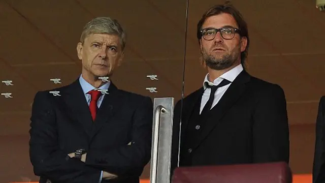 Arsene Wenger dan Juergen Klopp