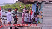 Tunas Bakti Segeram, Taman Baca Masyarakat (TBM) di Kampung Segeram, Kabupaten Natuna, Kepulauan Riau, yang diresmikan saat penyelenggaraan Bakti Nusantara 2019, 25 September 2019. (Liputan6.com/Asnida Riani)