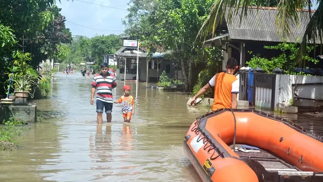 Ilustrasi – Banjir di Sidareja, Cilacap. (Foto: Liputan6.com/Muhamad Ridlo)