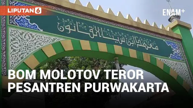 Sebuah pesantren di Purwakarta, Jawa Barat mendapat teror pelemparan diduga bom molotov. Diduga teror tersebut akibat dukungan terhadap salah satu pasangan capres, namun hal itu dibantah pihak pengelola.