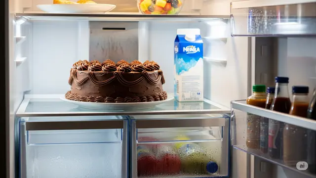 Cara menyimpan bolu agar awet (Foto: Gemini AI)