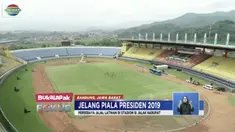 Untuk pertama kali, Persebaya mencoba latihan untuk Piala Presiden 2019 di Stadion Si Jalak Harupat.