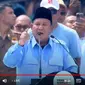 Calon presiden nomor urut 2, Prabowo Subianto Saat Kampanye&nbsp;Akbar di Stadion Utama Gelora Bung Karno (GBK), Senayan,&nbsp;Jakarta. (YouTube Liputan6)&nbsp;
